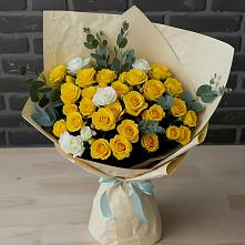 Букет цветов из:  Розы #REPLACE_PRED# Скобелевской Краснодарский край