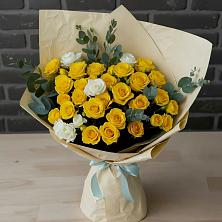 Букет цветов из:  Розы в Скобелевской Краснодарский край