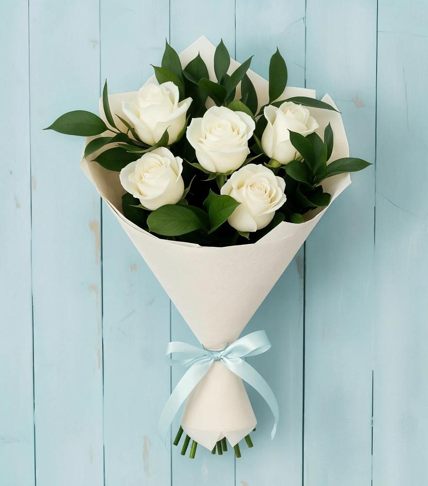 Букет цветов из: Розы в Скобелевской Краснодарский край