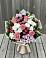 Букет цветов из: Альстромерии, Гвоздики, Розы и Хризантемы в Скобелевской Краснодарский край