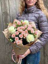 Букет цветов из:  Розы в Скобелевской Краснодарский край