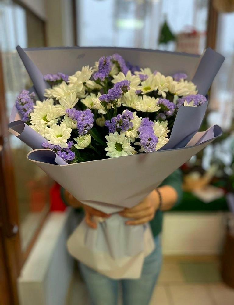 Букет цветов из: Хризантемы в Скобелевской Краснодарский край