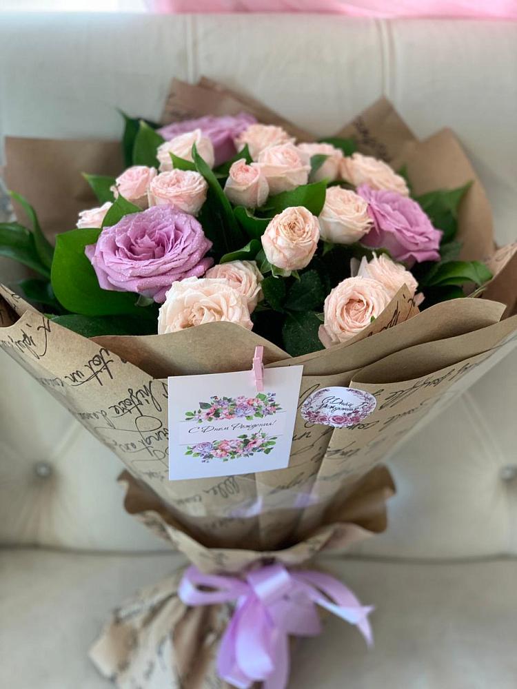 Букет цветов из: Розы в Скобелевской Краснодарский край