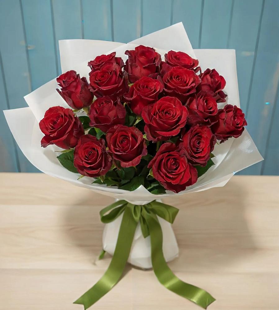 Букет Красные розы в Скобелевской Краснодарский край