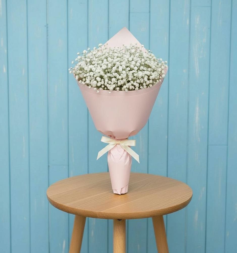 Букет цветов из: Гипсофила в Скобелевской Краснодарский край