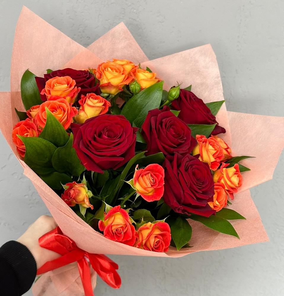 Букет Любовь и восторг в Скобелевской Краснодарский край