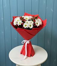 Букет цветов из:  Хризантемы в Скобелевской Краснодарский край