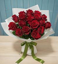 Букет Красные розы в Скобелевской Краснодарский край
