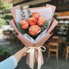 Букет цветов из:  Розы в Скобелевской Краснодарский край