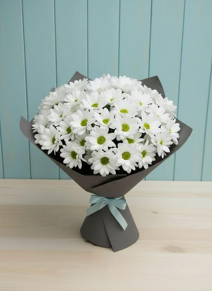 Букет цветов из: Хризантемы в Скобелевской Краснодарский край