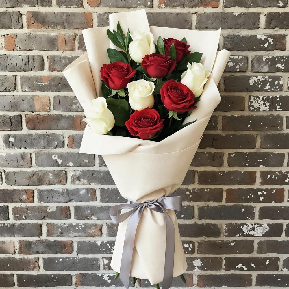 Букет цветов из: Розы в Скобелевской Краснодарский край