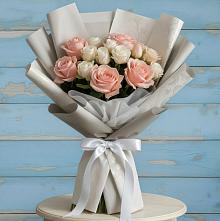 Букет цветов из:  Розы #REPLACE_PRED# Скобелевской Краснодарский край