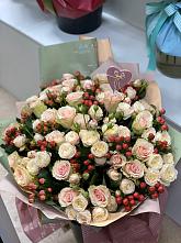 Букет цветов из:  Розы #REPLACE_PRED# Скобелевской Краснодарский край
