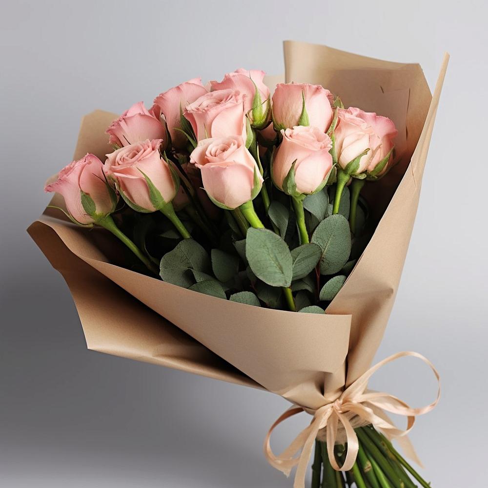 Букет 11 Нежных роз в Скобелевской Краснодарский край