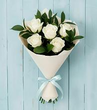 Букет цветов из:  Розы в Скобелевской Краснодарский край