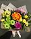 Букет цветов из: Гвоздики, Герберы, Розы и Хризантемы в Скобелевской Краснодарский край