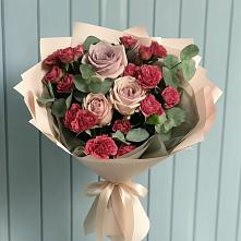 Букет цветов из:  Гвоздики и Розы #REPLACE_PRED# Скобелевской Краснодарский край