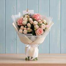 Букет цветов из:  Розы в Скобелевской Краснодарский край