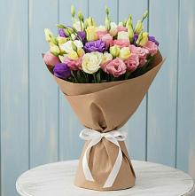 Букет цветов из:  Лизиантусы в Скобелевской Краснодарский край