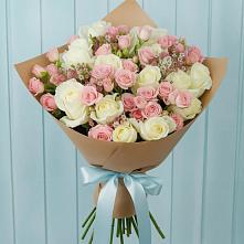 Букет цветов из:  Розы #REPLACE_PRED# Скобелевской Краснодарский край
