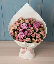 Букет цветов из:  Розы в Скобелевской Краснодарский край